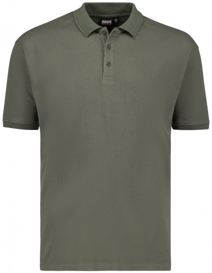 Adamo Stephan Waffelpique Poloshirt Olive Green - Polo krekli - Polo krekli - 2XL-8XL