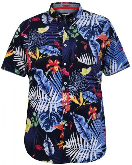 D555 TOBY Multi Colour Hawaiian AO Print Shirt - Krekli - Krekli - 2XL-8XL