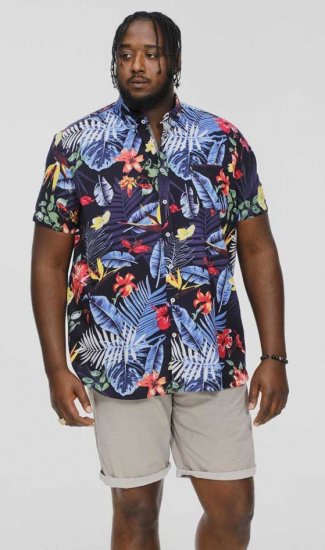 D555 TOBY Multi Colour Hawaiian AO Print Shirt - Krekli - Krekli - 2XL-8XL