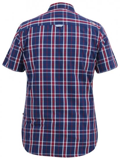 D555 ROYSTON S/S Shirt Navy - Krekli - Krekli - 2XL-8XL
