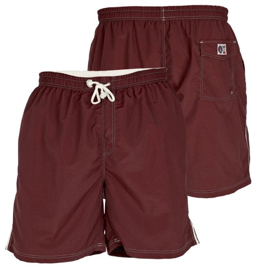 D555 Yarrow Swimshorts Burgundy - Apakšveļa un peldšorti - Apakšveļa - 2XL-8XL
