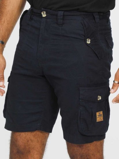 D555 RODNEY Cotton Cargo Shorts Navy - Šorti - Šorti - W40-W60