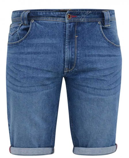 D555 JONES Stretch Denim Shorts Blue Stonewash - Šorti - Šorti - W40-W60