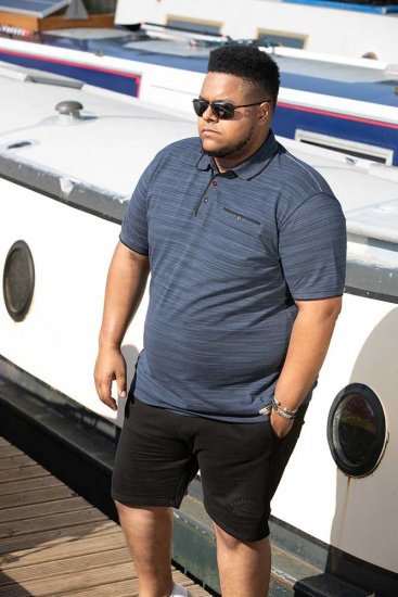 D555 FOXLEY Pique Reno Polo Navy - Polo krekli - Polo krekli - 2XL-8XL