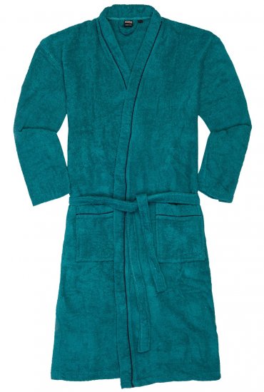 Adamo Joey Bathrobe Petrol - Apakšveļa un peldšorti - Apakšveļa - 2XL-8XL