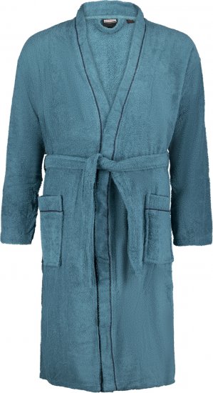 Adamo Joey Bathrobe Petrol - Apakšveļa un peldšorti - Apakšveļa - 2XL-8XL