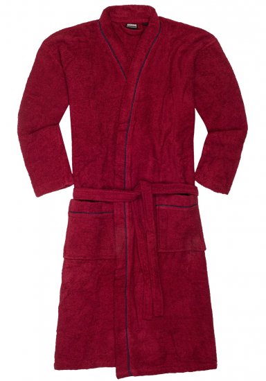 Adamo Joey Bathrobe Burgundy - Apakšveļa un peldšorti - Apakšveļa - 2XL-8XL