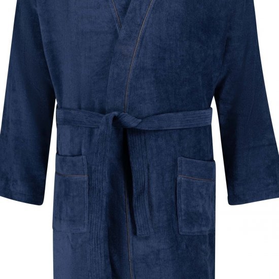 Adamo 149014 Velūra halāts Tumši zils - Apakšveļa un peldšorti - Apakšveļa - 2XL-8XL
