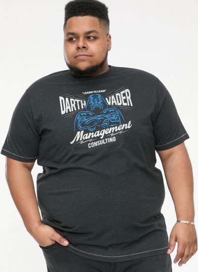 D555 SOLO Official Star Wars Management Consulting Printed T-Shirt Black Reno - T-krekli - T-krekli - 2XL-14XL