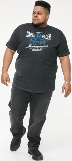 D555 SOLO Official Star Wars Management Consulting Printed T-Shirt Black Reno - T-krekli - T-krekli - 2XL-14XL