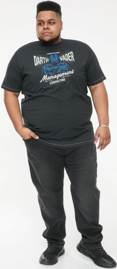 D555 SOLO Official Star Wars Management Consulting Printed T-Shirt Black Reno - T-krekli - T-krekli - 2XL-14XL