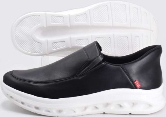 D555 Carlisle 2 Kingsize Hands Free Shoes Black - Vīriešu apavi 40-52 - 