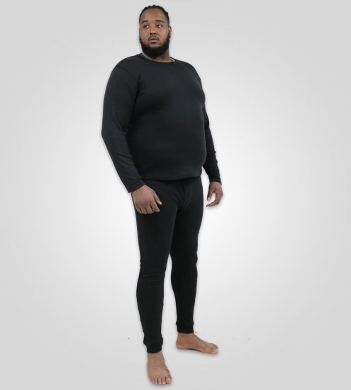 D555 Boston Thermal Long Johns Black - Apakšveļa un peldšorti - Apakšveļa - 2XL-8XL