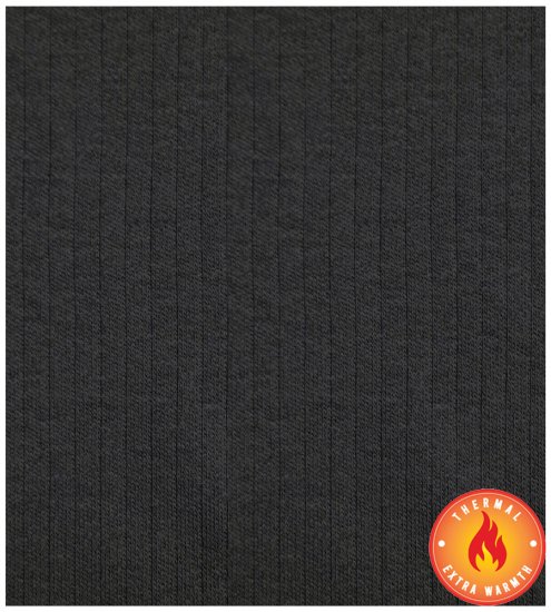 D555 Motherwell Thermal Short Sleeve T-Shirt Black - Apakšveļa un peldšorti - Apakšveļa - 2XL-8XL