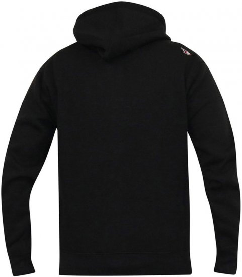 D555 LINGARD Full Zip Hoody With Original Chest Print Black - Džemperi un džemperi ar kapuci - Džemperi - 2XL-14XL