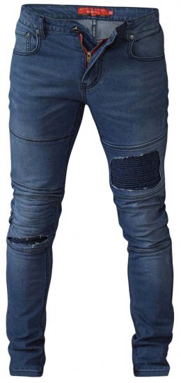 D555 Newport Tapered Fit Biker Jeans Blue - Džinsi un bikses - Džinsi un Bikses - W40-W70