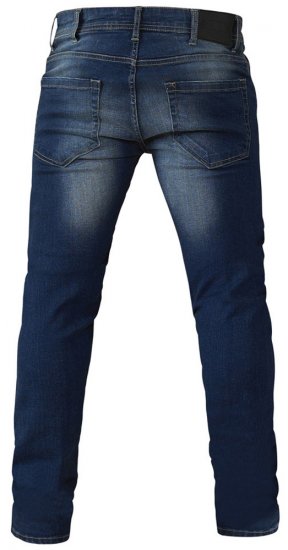 D555 Ambrose Tapered Fit Stretch Jeans Dark Blue TALL SIZES - VĪRIEŠU APĢĒRBS MT-6XLT - Apģērbs gariem vīriešiem