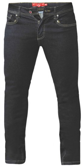 D555 Cedric Tapered Fit Stretch Jeans Indigo TALL SIZES - VĪRIEŠU APĢĒRBS MT-6XLT - Apģērbs gariem vīriešiem