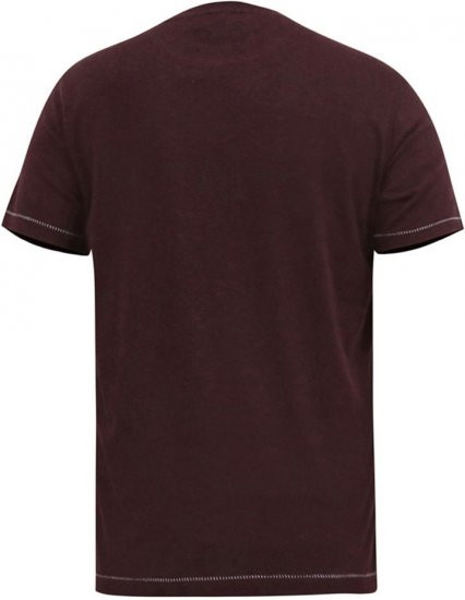 D555 DIVISION Official Pink Floyd Printed T-Shirt Burgundy - T-krekli - T-krekli - 2XL-14XL