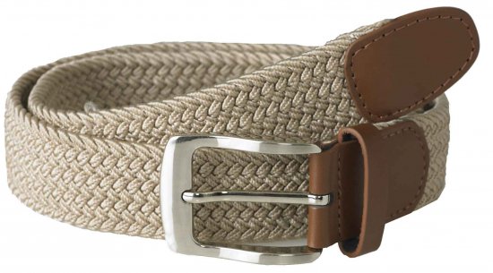 D555 Frank Braided Belt Stone - Jostas - Liela izmēra Jostas - W40-W70/2XL-8XL