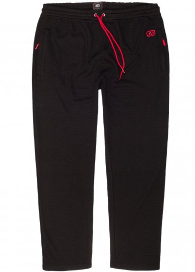 Adamo Matteo Ottoman Sweatpants Black - Sporta bikses un šorti - Sporta bikses un Sporta šorti - 2XL-12XL