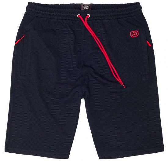 Adamo Marcel Ottoman Sweatshorts Navy - Sporta bikses un šorti - Sporta bikses un Sporta šorti - 2XL-12XL