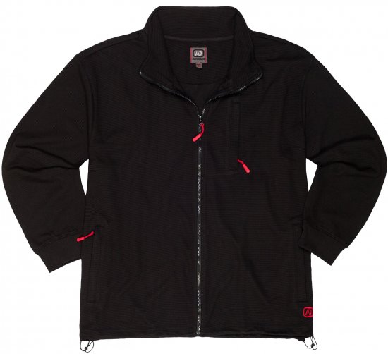 Adamo Max Ottoman Sweatshirt Black - Džemperi un džemperi ar kapuci - Džemperi - 2XL-14XL