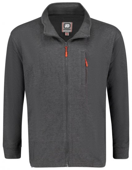 Adamo 159114 Ottoman Sporta jaka Tumši pelēka - Džemperi un džemperi ar kapuci - Džemperi - 2XL-14XL