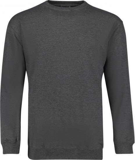 Adamo Athen Crew neck Sweatshirt Charcoal - Džemperi un džemperi ar kapuci - Džemperi - 2XL-14XL