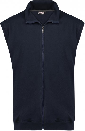 Adamo Athen Sweatvest Full Zipper Navy - Džemperi un džemperi ar kapuci - Džemperi - 2XL-14XL