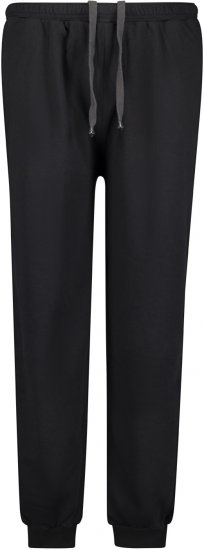Adamo Athen Sweatpants with Cuffs Black - Sporta bikses un šorti - Sporta bikses un Sporta šorti - 2XL-12XL