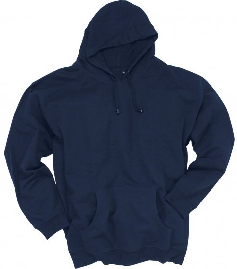 Adamo Athen Hoodie without Zipper Navy - Džemperi un džemperi ar kapuci - Džemperi - 2XL-14XL