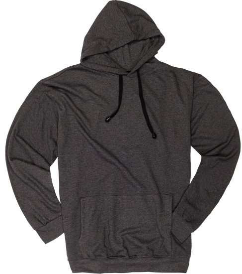 Adamo Athen Hoodie without Zipper Charocal - Džemperi un džemperi ar kapuci - Džemperi - 2XL-14XL