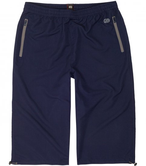 Adamo Oskar Capri Shorts Navy - Sporta bikses un šorti - Sporta bikses un Sporta šorti - 2XL-12XL