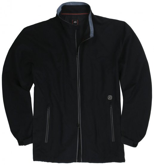 Adamo Oswin Lightweight Fitness Jacket Black - Sporta apģērbs & outdoor - Liela izmēra sporta apģērbi vīriešiem
