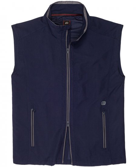 Adamo Orlando Fitness Vest Full Zipper Navy - Sporta apģērbs & outdoor - Liela izmēra sporta apģērbi vīriešiem