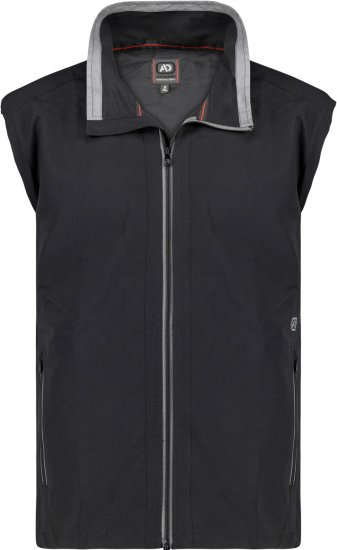 Adamo Orlando Fitness Vest Full Zipper Black - Sporta apģērbs & outdoor - Liela izmēra sporta apģērbi vīriešiem