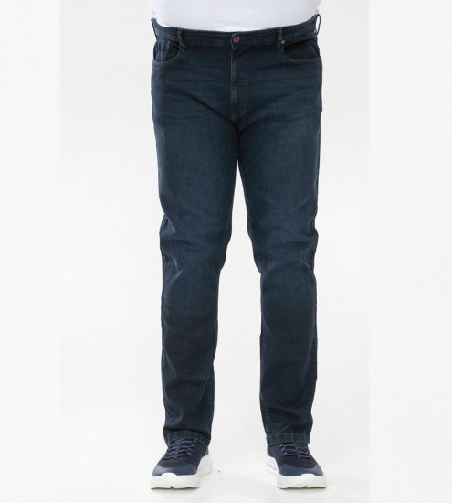 D555 Daniel Tapered Fit Stretch Jeans Blue/Black Wash - Džinsi un bikses - Džinsi un Bikses - W40-W70