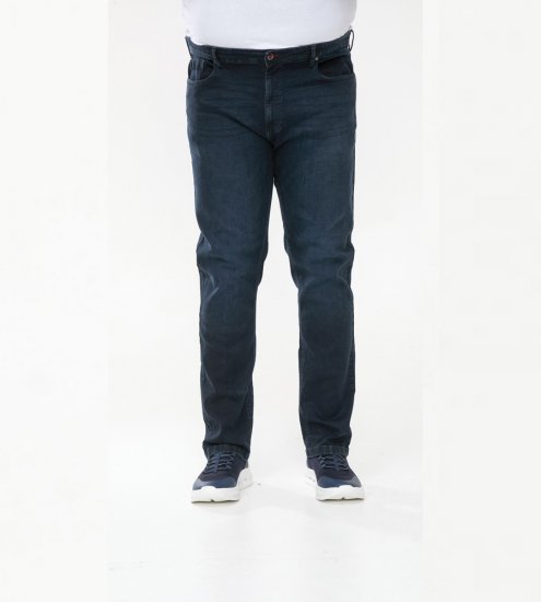 D555 Daniel Tapered Fit Stretch Jeans Blue/Black Wash - Džinsi un bikses - Džinsi un Bikses - W40-W70