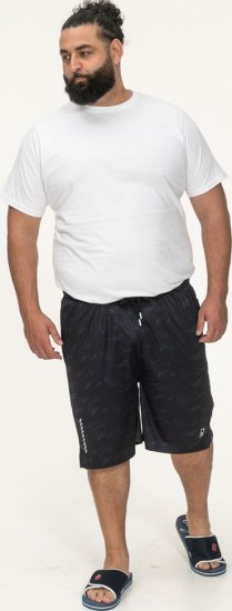 D555 Woking Dry Wear Fully Elasticated Polyester Shorts Navy - Sporta apģērbs & outdoor - Liela izmēra sporta apģērbi vīriešiem