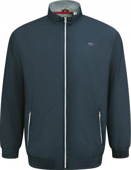 D555 Ealing Lightweight Zip Through Jacket With Zip Pockets Navy - Jakas & Lietus apģērbs - Jakas - 2XL-12XL