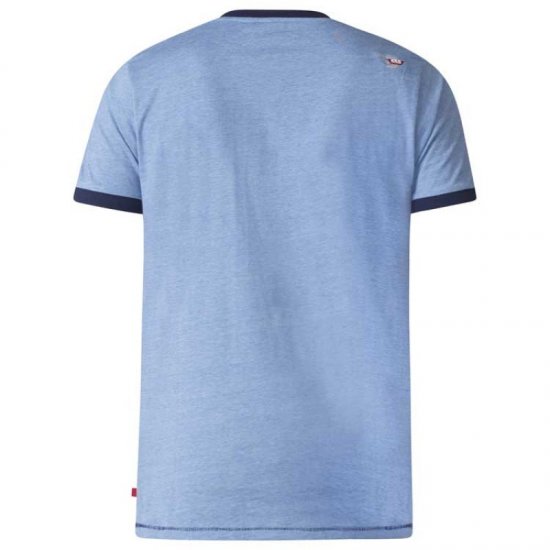 D555 Howie Fine Stripe T-shirt Blue - T-krekli - T-krekli - 2XL-14XL