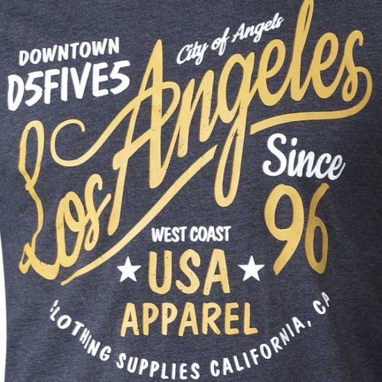 D555 Neill Long Sleeve T-shirt Black - T-krekli - T-krekli - 2XL-14XL