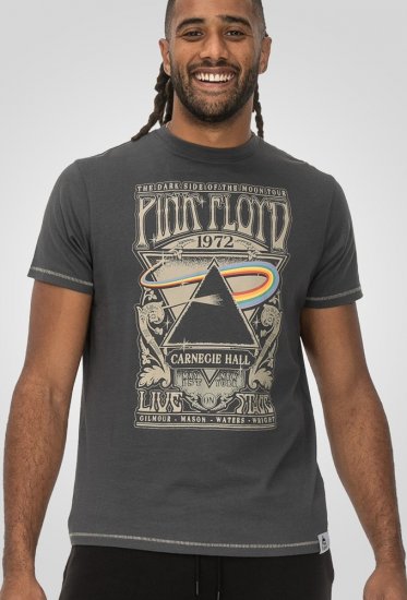 D555 HANLEY Official Pink Floyd Crew Neck T-Shirt Dark Grey - T-krekli - T-krekli - 2XL-14XL