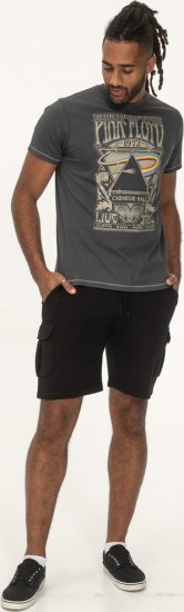 D555 HANLEY Official Pink Floyd Crew Neck T-Shirt Dark Grey TALL SIZES - VĪRIEŠU APĢĒRBS MT-6XLT - Apģērbs gariem vīriešiem