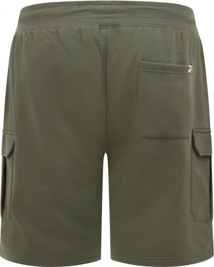 D555 Wigan 1 Elasticated Waist Fleece Cargo Shorts Khaki - Sporta bikses un šorti - Sporta bikses un Sporta šorti - 2XL-12XL