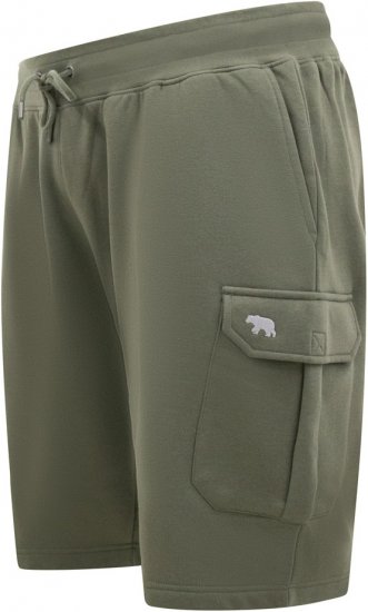 D555 Wigan 1 Elasticated Waist Fleece Cargo Shorts Khaki - Sporta bikses un šorti - Sporta bikses un Sporta šorti - 2XL-12XL