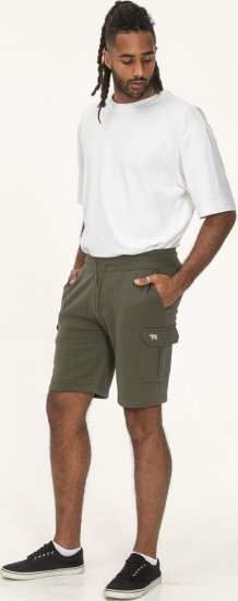 D555 Wigan 1 Elasticated Waist Fleece Cargo Shorts Khaki - Sporta bikses un šorti - Sporta bikses un Sporta šorti - 2XL-12XL