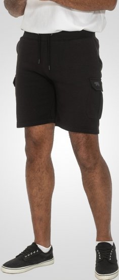 D555 Wigan 2 Elasticated Waist Fleece Cargo Shorts Black - Sporta bikses un šorti - Sporta bikses un Sporta šorti - 2XL-12XL