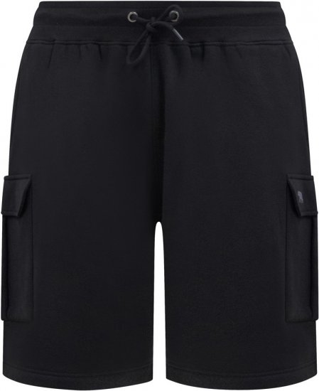 D555 Wigan 2 Elasticated Waist Fleece Cargo Shorts Black - Sporta bikses un šorti - Sporta bikses un Sporta šorti - 2XL-12XL